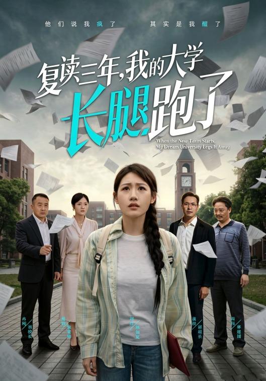 复读三年,我的大学长腿跑了