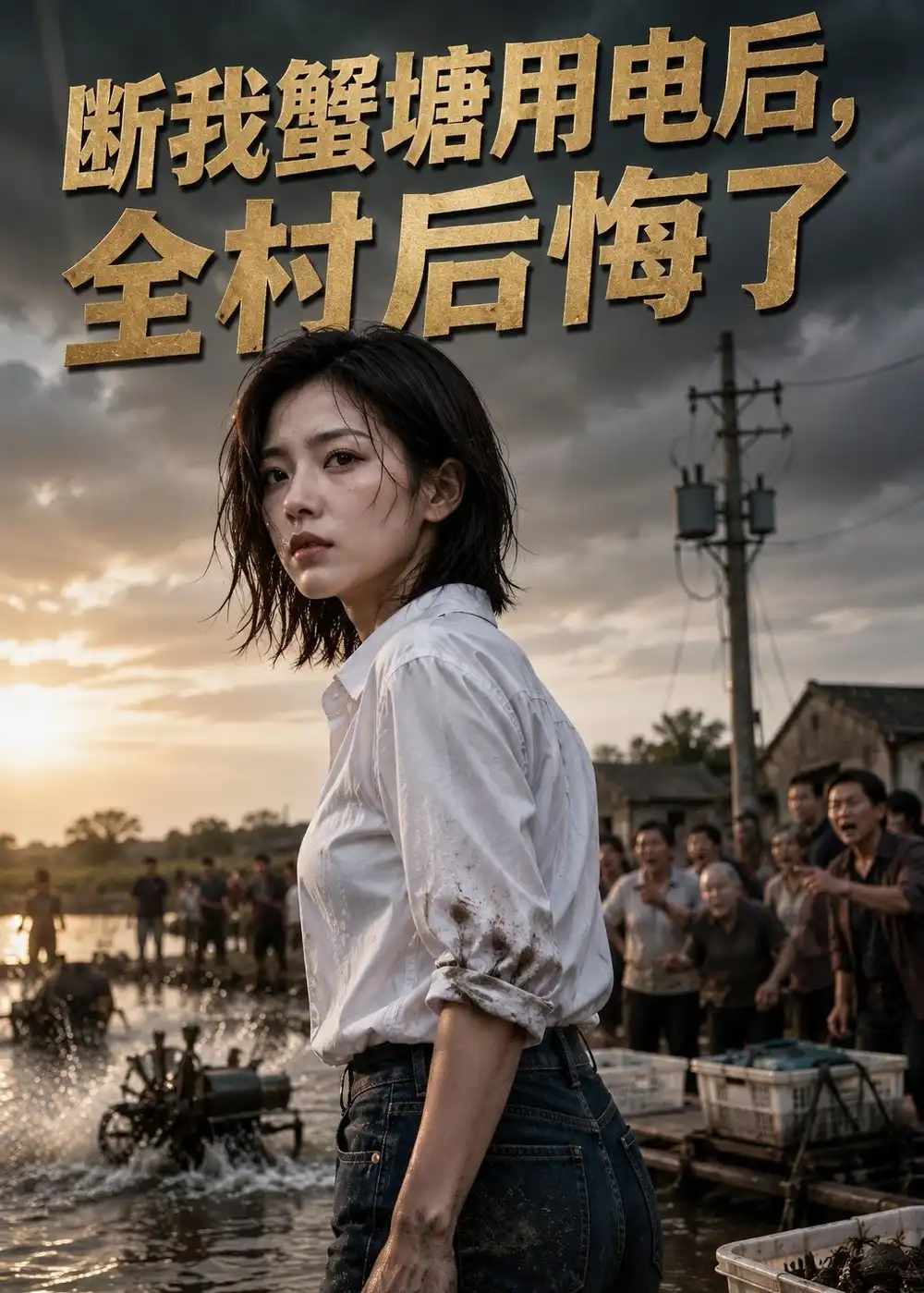 断我蟹塘用电后,全村后悔了