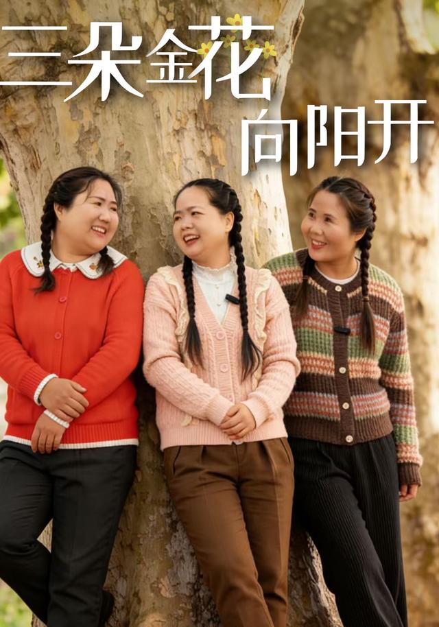 三朵金花向阳开